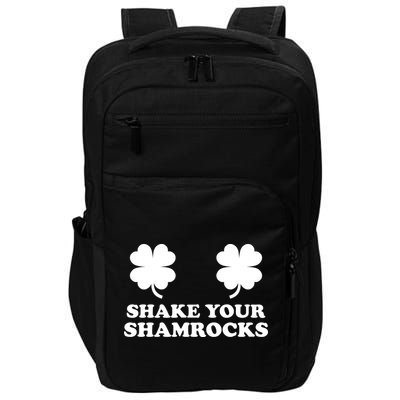 Shake Your Shamrocks St. Patrick's Day Clover Impact Tech Backpack