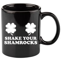 Shake Your Shamrocks St. Patrick's Day Clover 11oz C Handle Ceramic Mug