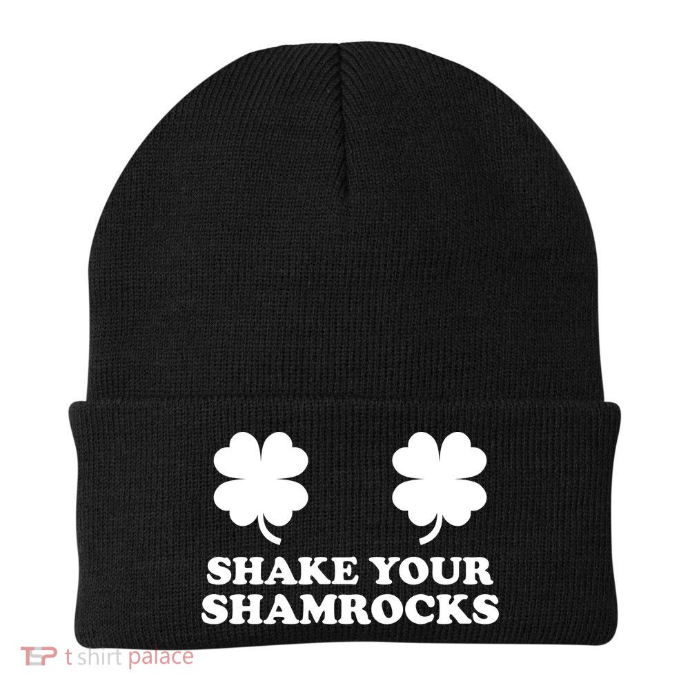 Shake Your Shamrocks St. Patrick's Day Clover Beanie
