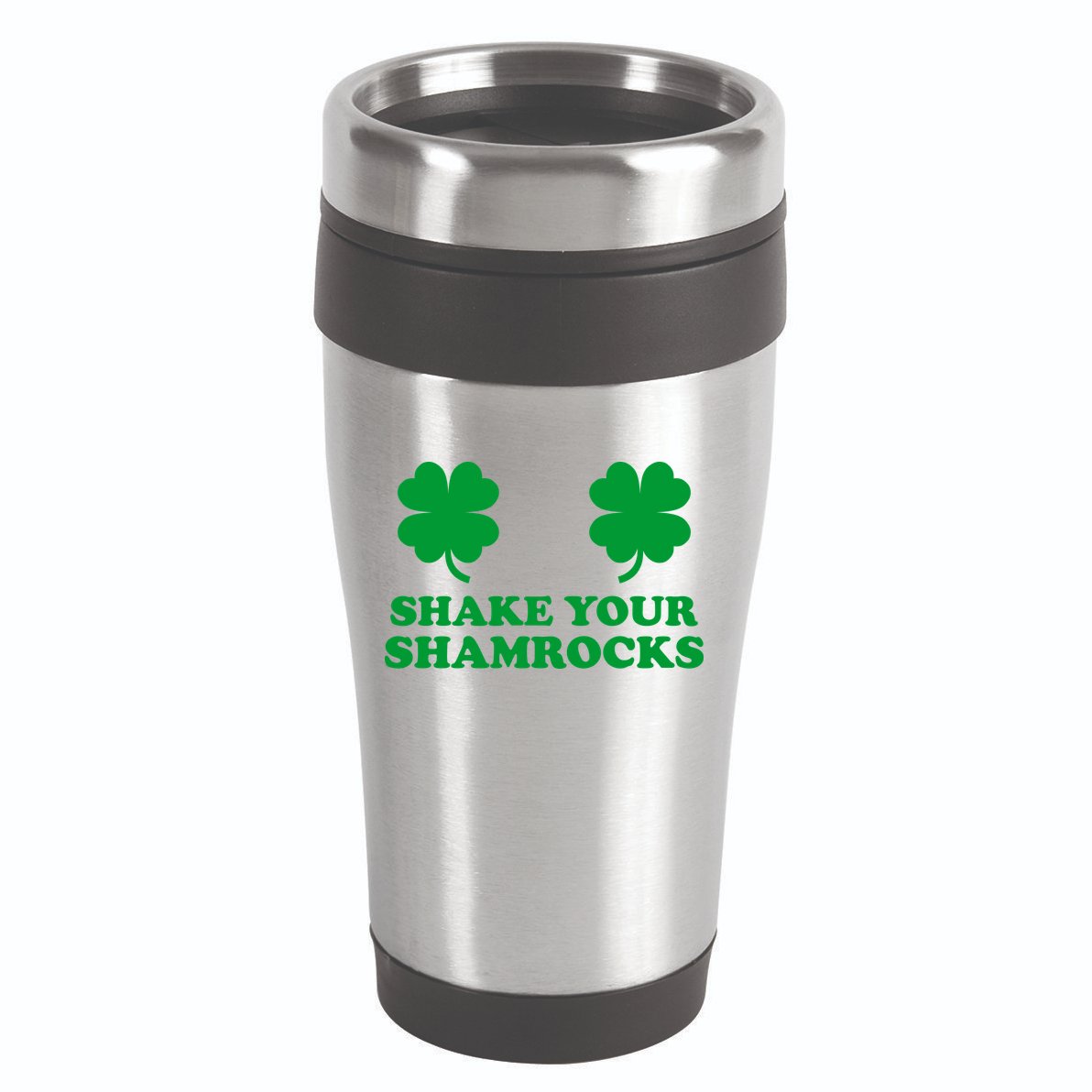 Shake Your Shamrocks St. Patrick's Day Clover 16oz Travel Tumbler