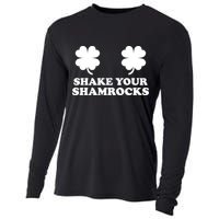 Shake Your Shamrocks St. Patrick's Day Clover Cooling Performance Long Sleeve Crew