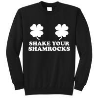 Shake Your Shamrocks St. Patrick's Day Clover Tall Sweatshirt