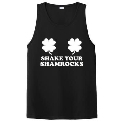 Shake Your Shamrocks St. Patrick's Day Clover PosiCharge Competitor Tank