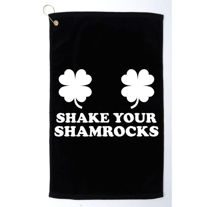 Shake Your Shamrocks St. Patrick's Day Clover Golf Towel
