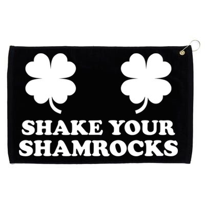 Shake Your Shamrocks St. Patrick's Day Clover Grommeted Golf Towel