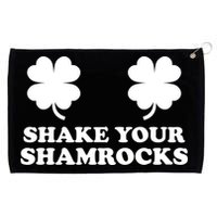 Shake Your Shamrocks St. Patrick's Day Clover Grommeted Golf Towel