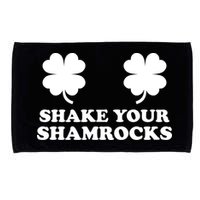 Shake Your Shamrocks St. Patrick's Day Clover Microfiber Hand Towel