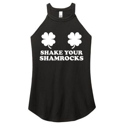 Shake Your Shamrocks St. Patrick's Day Clover Women's Perfect Tri Rocker Tank