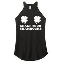 Shake Your Shamrocks St. Patrick's Day Clover Women's Perfect Tri Rocker Tank