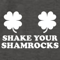 Shake Your Shamrocks St. Patrick's Day Clover Vector Backpack