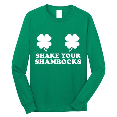 Shake Your Shamrocks St. Patrick's Day Clover Long Sleeve Shirt