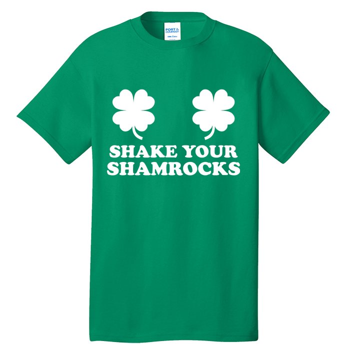 Shake Your Shamrocks St. Patrick's Day Clover Tall T-Shirt