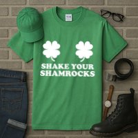 Shake Your Shamrocks St. Patrick's Day Clover Tall T-Shirt