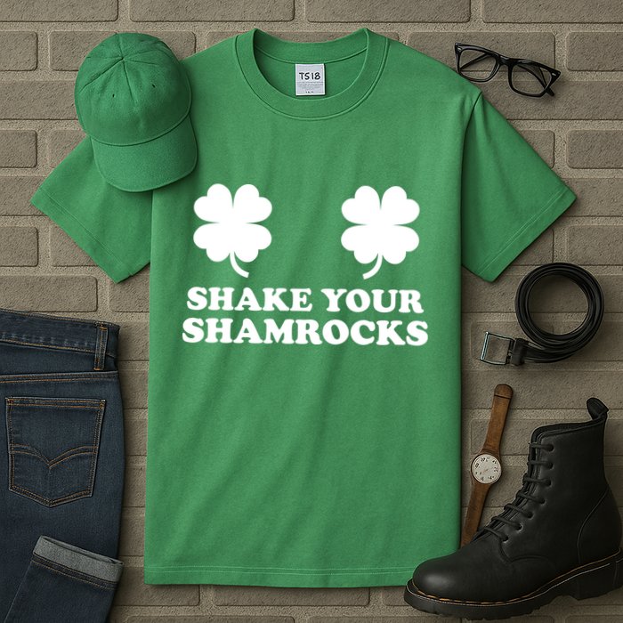 Shake Your Shamrocks St. Patrick's Day Clover Tall T-Shirt