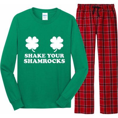 Shake Your Shamrocks St. Patrick's Day Clover Long Sleeve Pajama Set