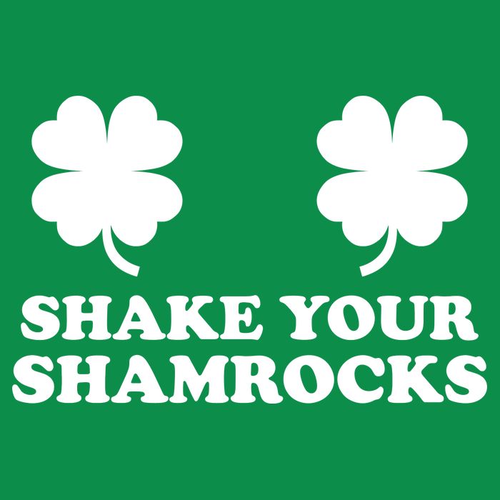 Shake Your Shamrocks St. Patrick's Day Clover Mousepad