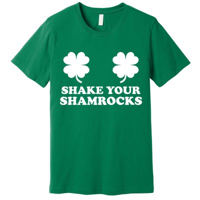 Shake Your Shamrocks St. Patrick's Day Clover Premium T-Shirt
