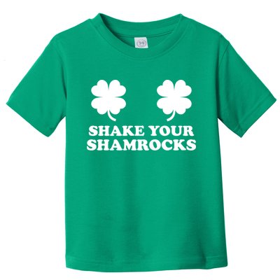 Shake Your Shamrocks St. Patrick's Day Clover Toddler T-Shirt