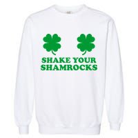 Shake Your Shamrocks St. Patrick's Day Clover Garment-Dyed Sweatshirt