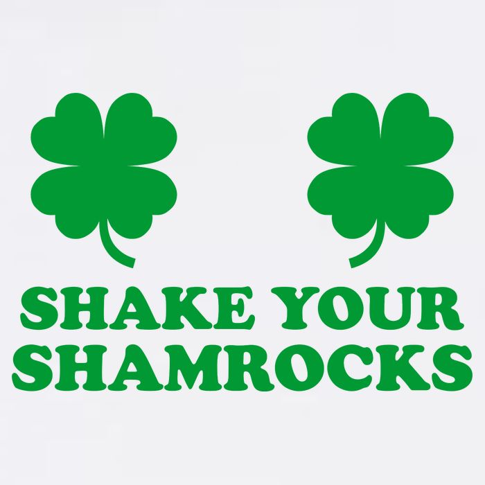 Shake Your Shamrocks St. Patrick's Day Clover Garment-Dyed Sweatshirt