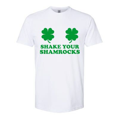 Shake Your Shamrocks St. Patrick's Day Clover Softstyle® CVC T-Shirt