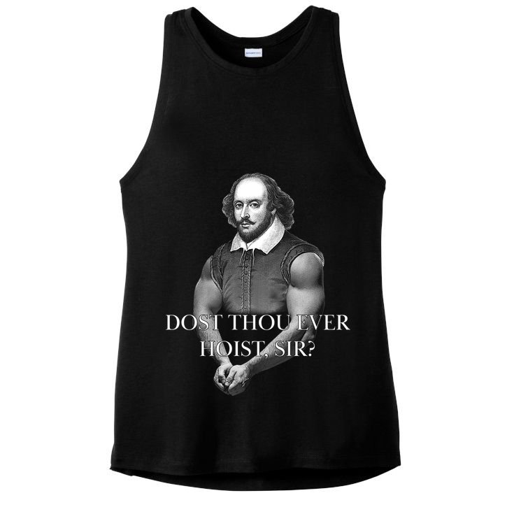 Shakespeare Dost Thou Ever Hoist Sir? Ladies PosiCharge Tri-Blend Wicking Tank