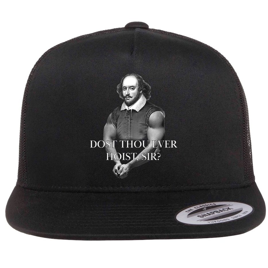 Shakespeare Dost Thou Ever Hoist Sir? Flat Bill Trucker Hat
