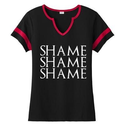 Shame Shame Shame Ladies Halftime Notch Neck Tee