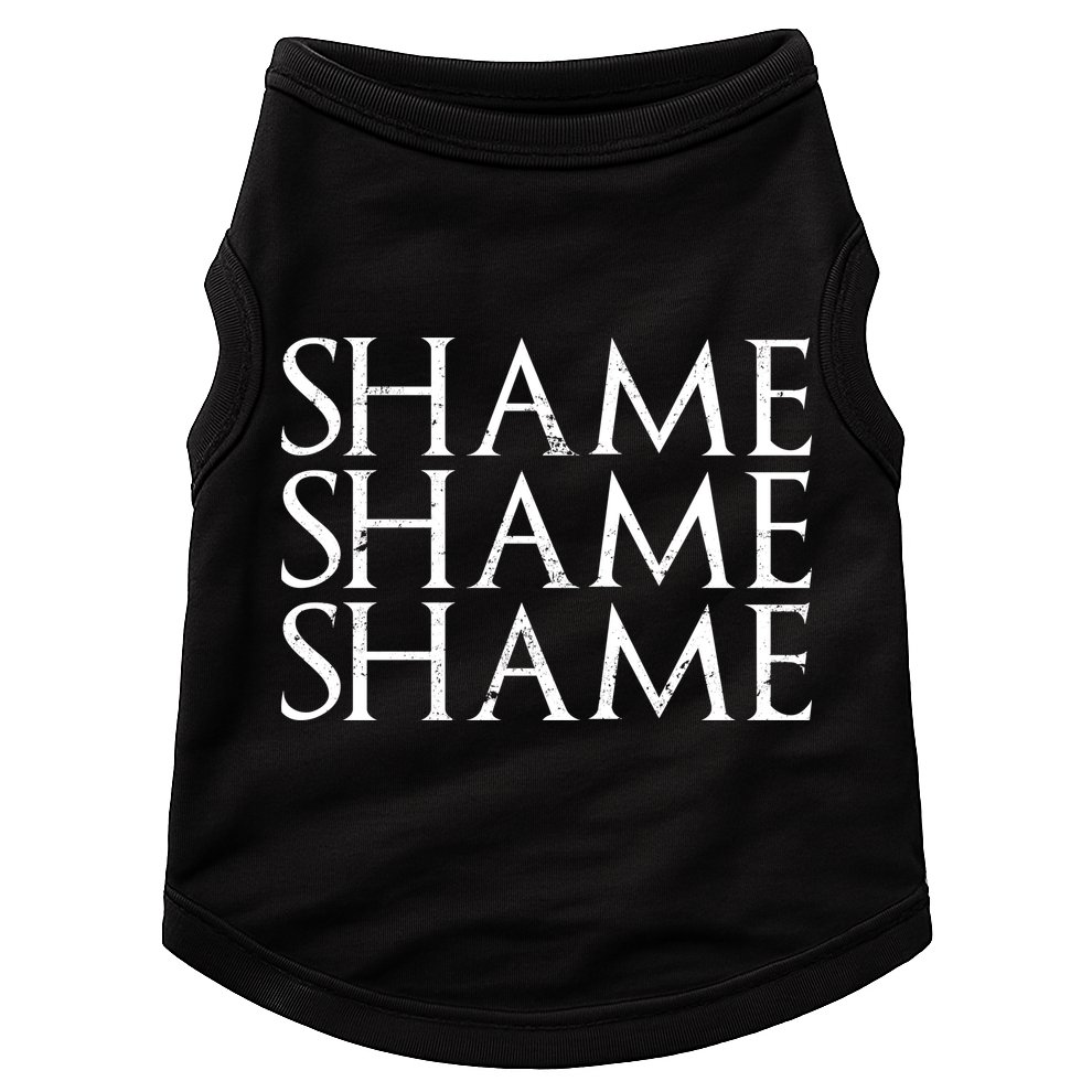 Shame Shame Shame Doggie Tank
