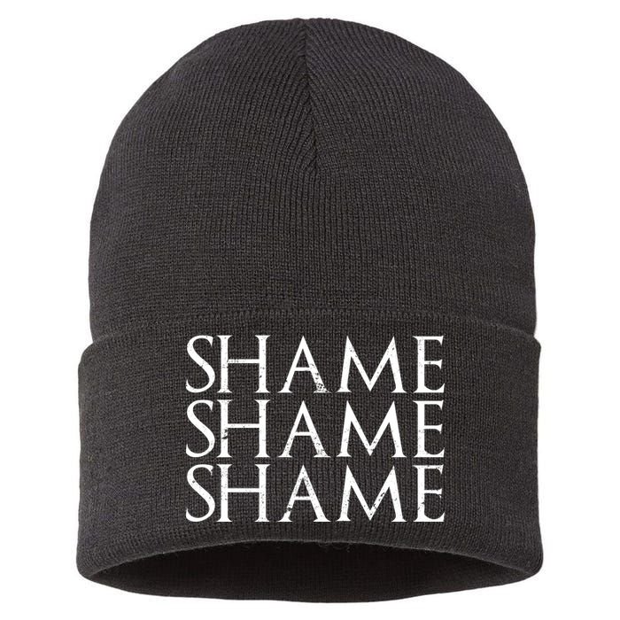 Shame Shame Shame Sustainable Knit Beanie