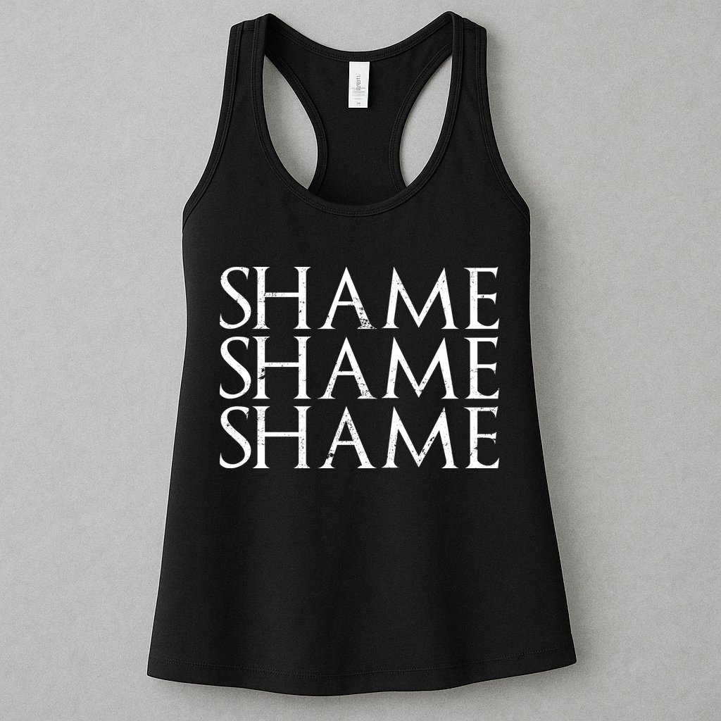 Shame Shame Shame Womens Tank Top