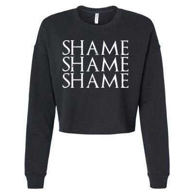 Shame Shame Shame Cropped Pullover Crew