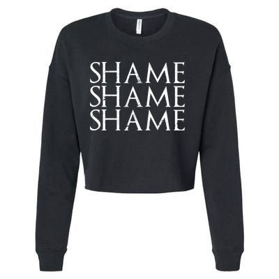 Shame Shame Shame Cropped Pullover Crew