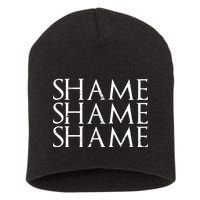 Shame Shame Shame Short Acrylic Beanie