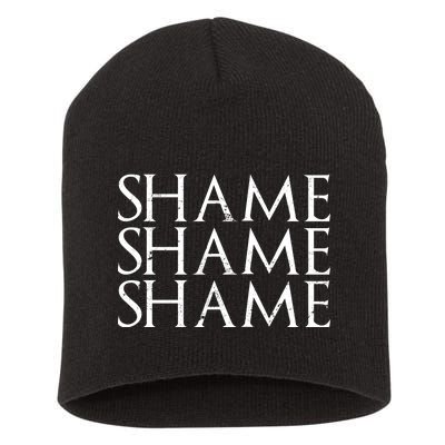 Shame Shame Shame Short Acrylic Beanie