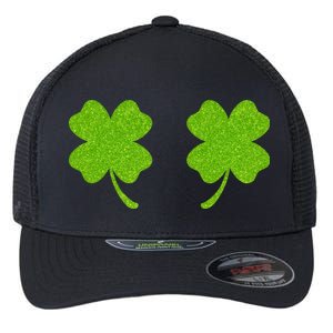 Shamrock Censors Boobs Flexfit Unipanel Trucker Cap