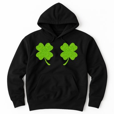 Shamrock Censors Boobs Hoodie