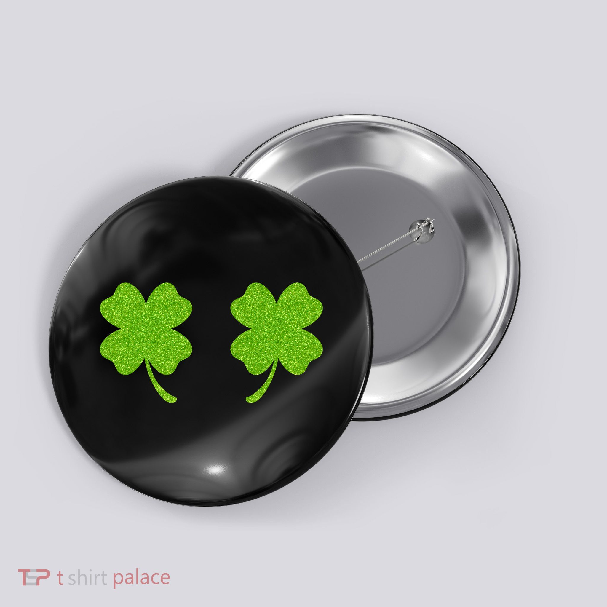Shamrock Censors Boobs Button