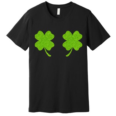 Shamrock Censors Boobs Premium T-Shirt