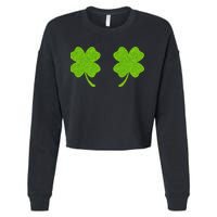 Shamrock Censors Boobs Cropped Pullover Crew