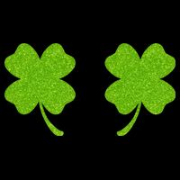 Shamrock Censors Boobs Cropped Pullover Crew