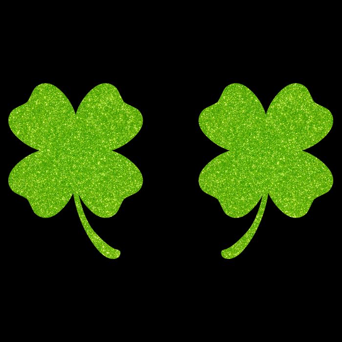 Shamrock Censors Boobs Cropped Pullover Crew