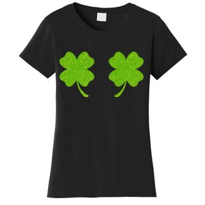 Shamrock Censors Boobs Women's T-Shirt