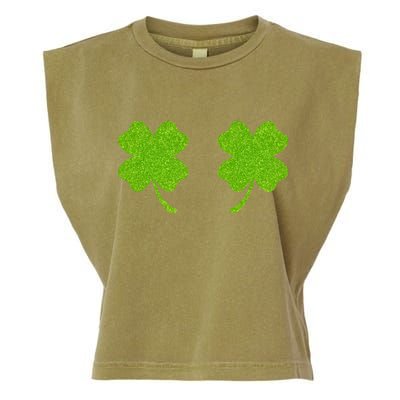 Shamrock Censors Boobs Garment-Dyed Women's Muscle Tee