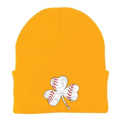 Shamrock Clover Leaf Baseball Knit Cap Winter Beanie