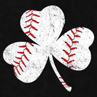 Shamrock Clover Leaf Baseball Ladies PosiCharge Tri-Blend Wicking Tank