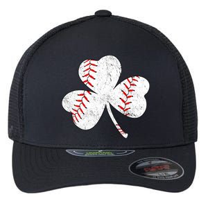 Shamrock Clover Leaf Baseball Flexfit Unipanel Trucker Cap