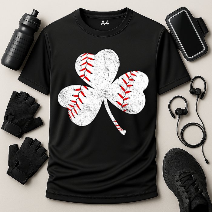 Shamrock Clover Leaf Baseball Performance Shirt