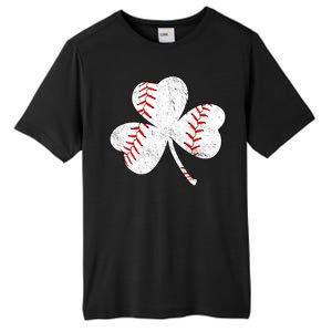 Shamrock Clover Leaf Baseball Tall Fusion ChromaSoft Performance T-Shirt