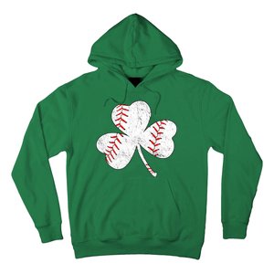 Shamrock Clover Leaf Baseball Hoodie